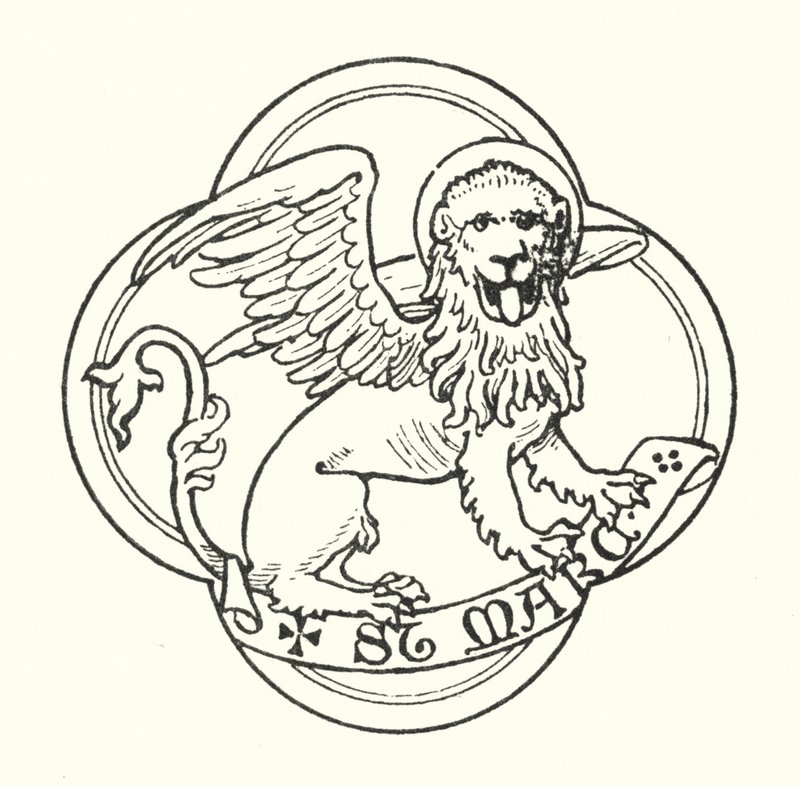 St Mark (engraving) 作者 英语学校