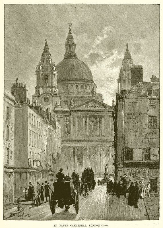伦敦圣保罗大教堂（1890） 作者 英语学校
