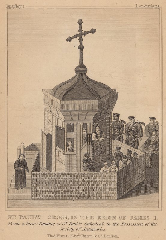 St Pauls Cross，在詹姆士一世统治时期 作者 英语学校