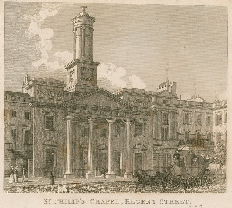 St Philips Chapel，Regent Street，London 作者 英语学校