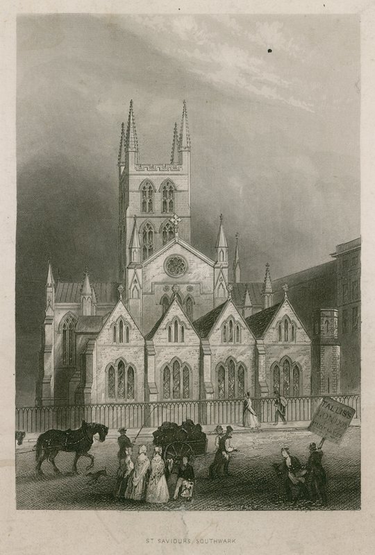 St Saviors教堂，Southwark，萨里 作者 英语学校