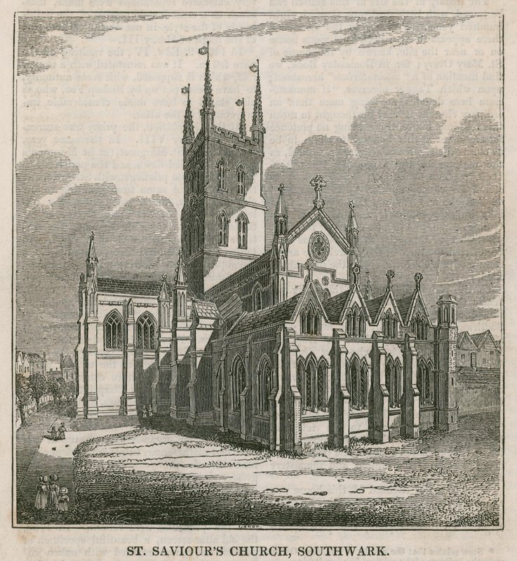St Saviors教堂，Southwark，萨里 作者 英语学校