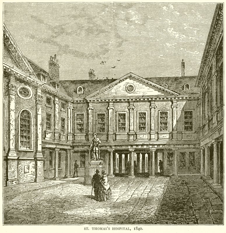 圣托马斯医院，1840年 作者 英语学校