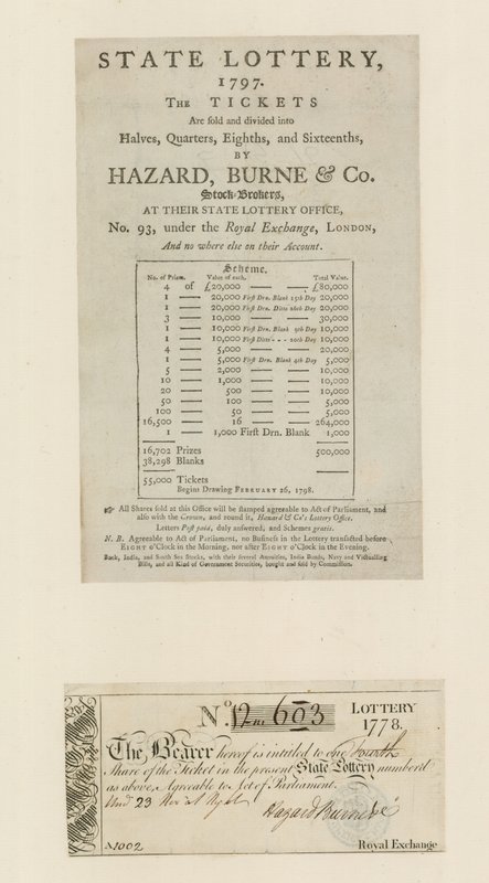 国家彩票，1797年 作者 英语学校