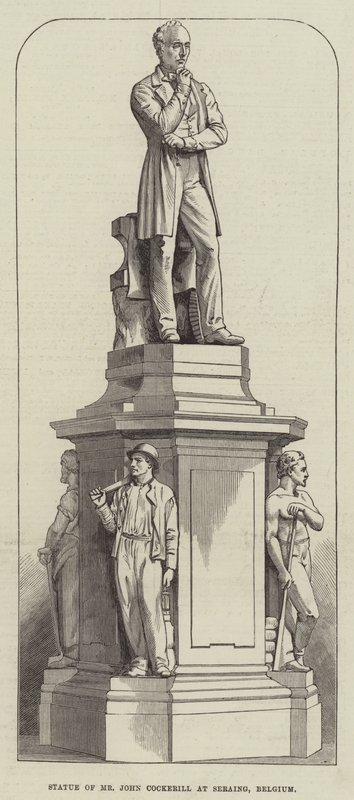 比利时 Seraing 的 John Cockerill 先生雕像（雕刻） 作者 英语学校