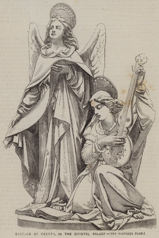 Statues by Geerts, in the Crystal Palace (engraving) 作者 英语学校