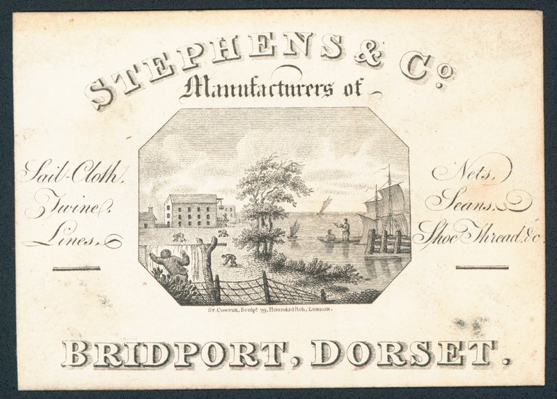 Stephens＆Co，帆布，网，麻绳，线和鞋线，贸易卡制造商 作者 英语学校