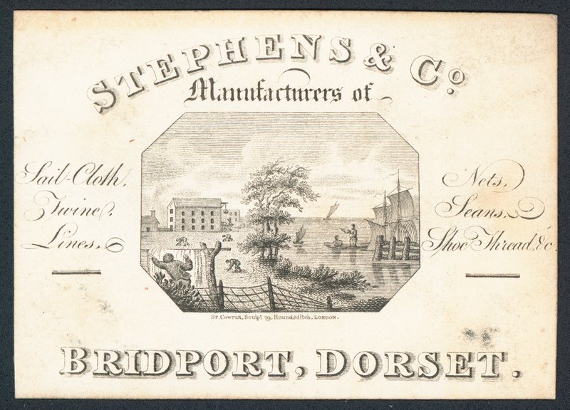 Stephens＆Co，帆布，网，麻绳，线和鞋线，贸易卡制造商 作者 英语学校