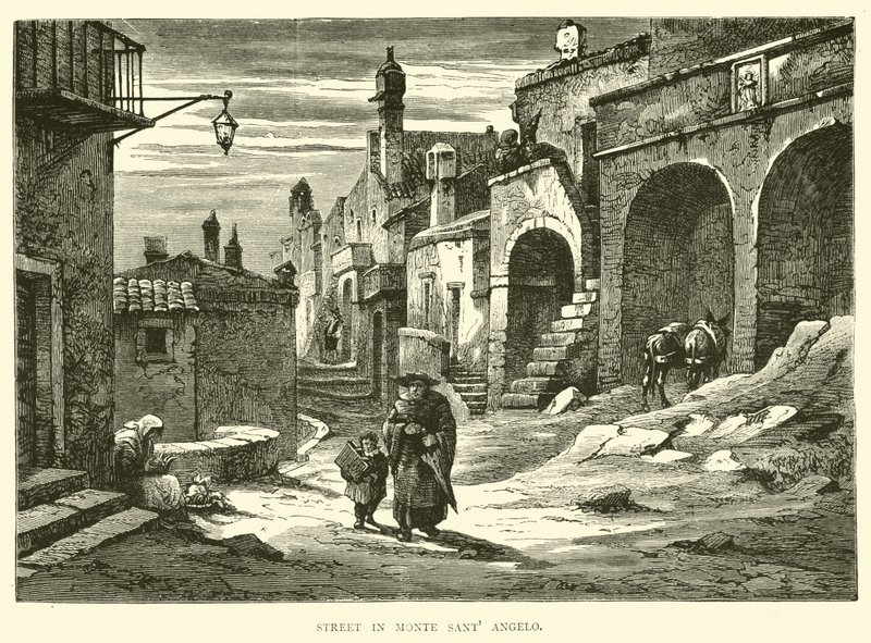 Monte Sant Angelo的街道 作者 英语学校