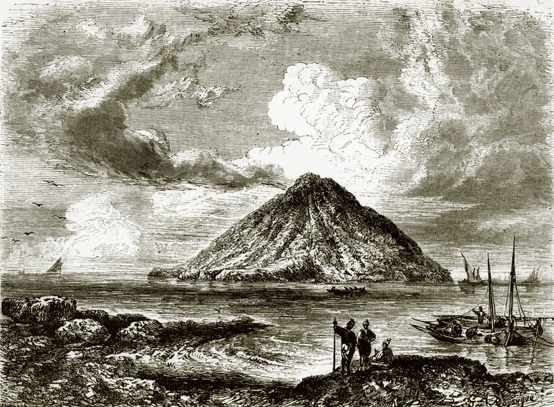 Stromboli  - 西西里岛附近的利帕里岛之一 作者 英语学校