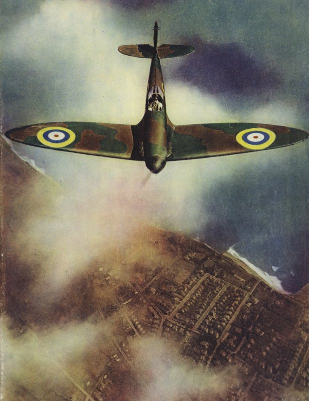 Supermarine Spitfire，c1940 作者 英语学校