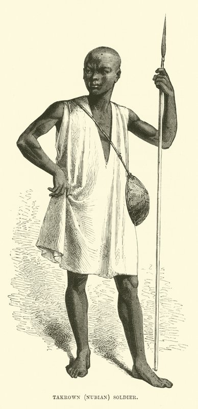 Takrown，努比亚士兵 作者 英语学校