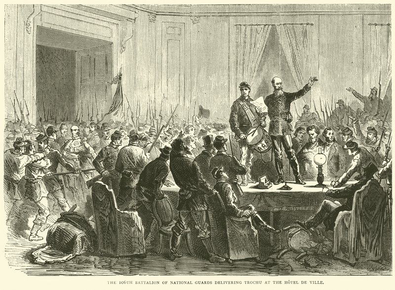 1870年10月，第106营国民警卫队在德维尔酒店提供特罗克 作者 英语学校