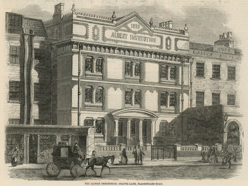 阿尔伯特学院，Gravel Lane，Blackfriars Road，伦敦 作者 英语学校