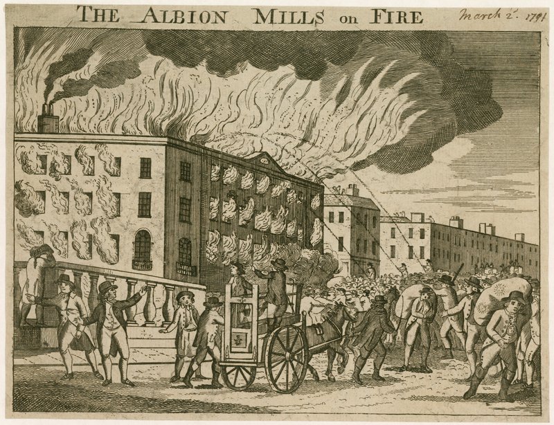 Albion Mills着火 作者 英语学校