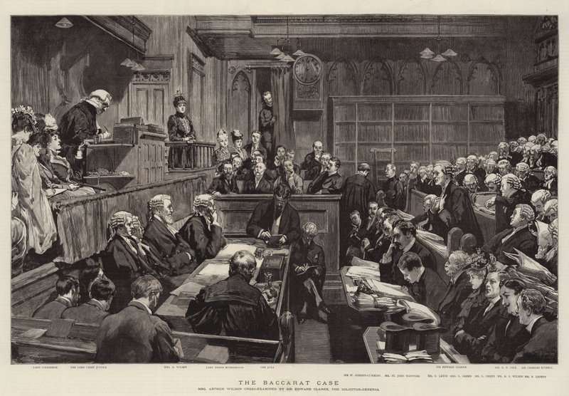 The Baccarat Case (engraving) 作者 英语学校