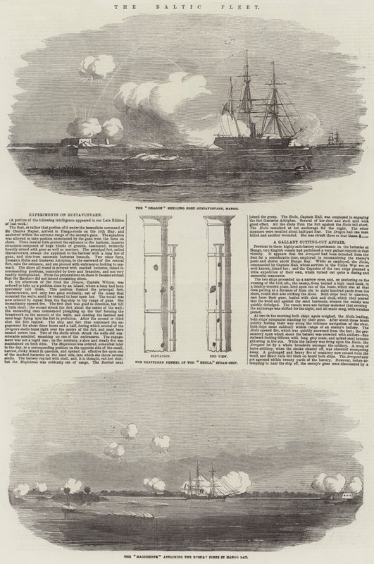 波罗的海舰队（版画） 作者 英语学校