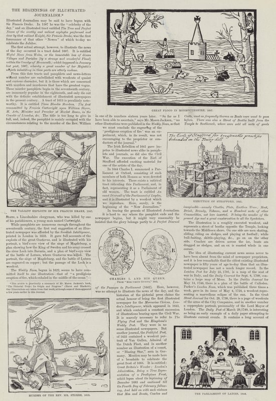 插图新闻的开端（版画） 作者 英语学校