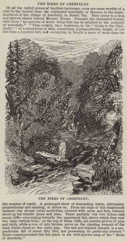 The Birks of Aberfeldy (雕刻) 作者 英语学校