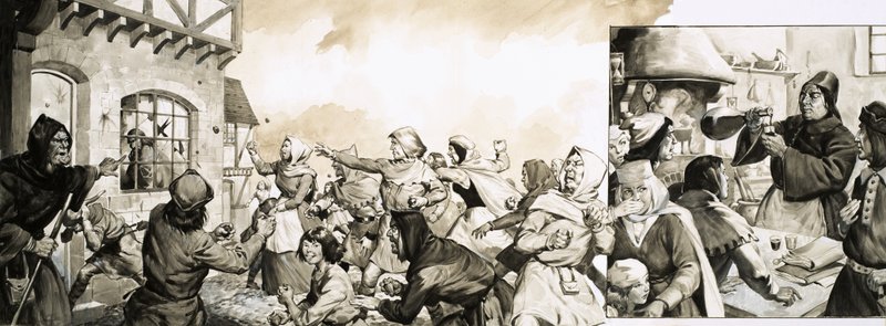 中世纪黑死病席卷欧洲 作者 英语学校