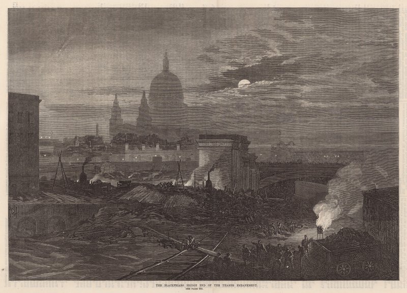 The Blackfriars Bridge泰晤士河堤防尽头 作者 英语学校