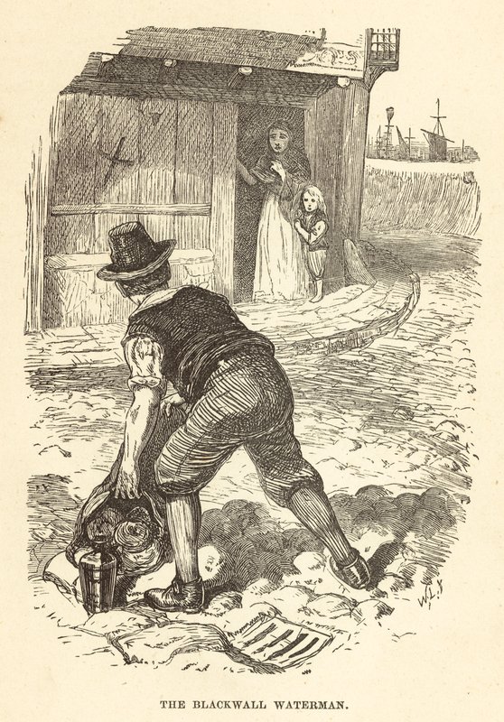 The Blackwall waterman (engraving) 作者 英语学校