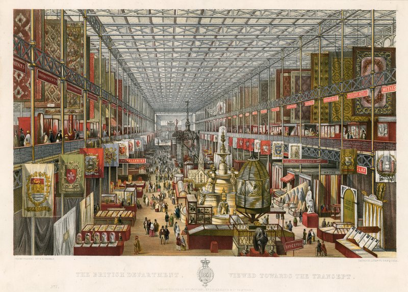 1851年英国文化部观看了Transept，Great Exhibition 作者 英语学校