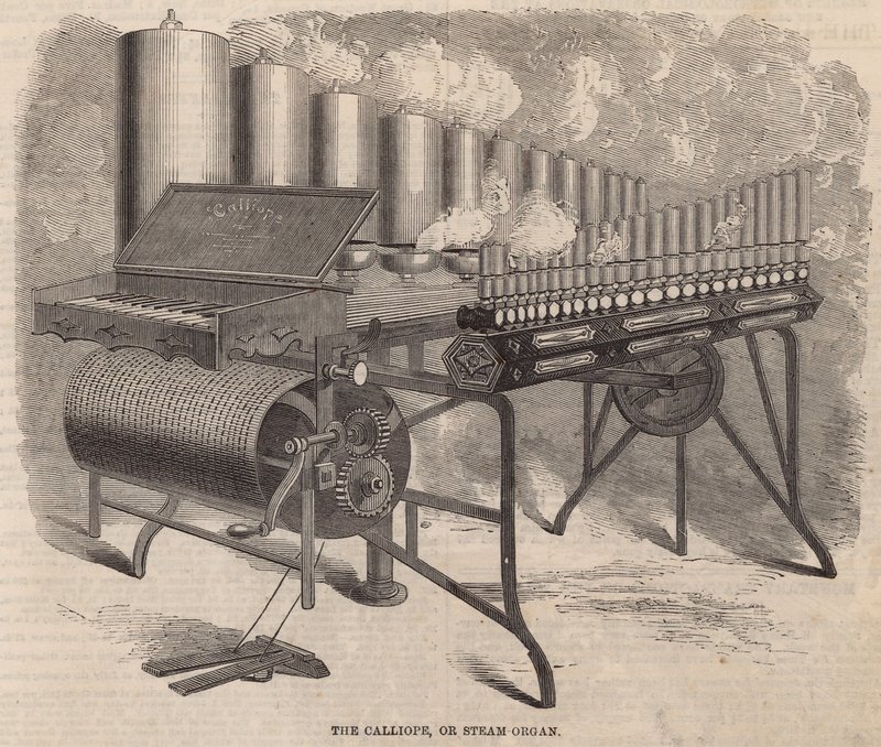Calliope，一个由Arthur S Denny在美国发明的蒸汽器官 作者 英语学校