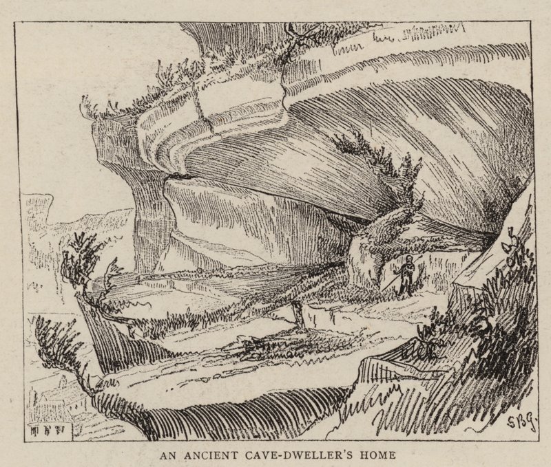 The Cave-Dwellers of the Vezere (engraving) 作者 英语学校