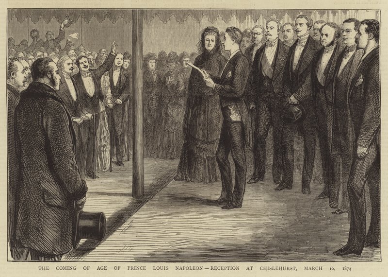 The Coming of Age of Prince Louis Napoleon, Reception at Chislehurst 作者 英语学校