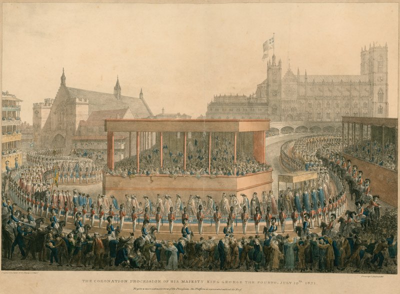 1821年7月19日国王乔治四世陛下的加冕游行 作者 英语学校