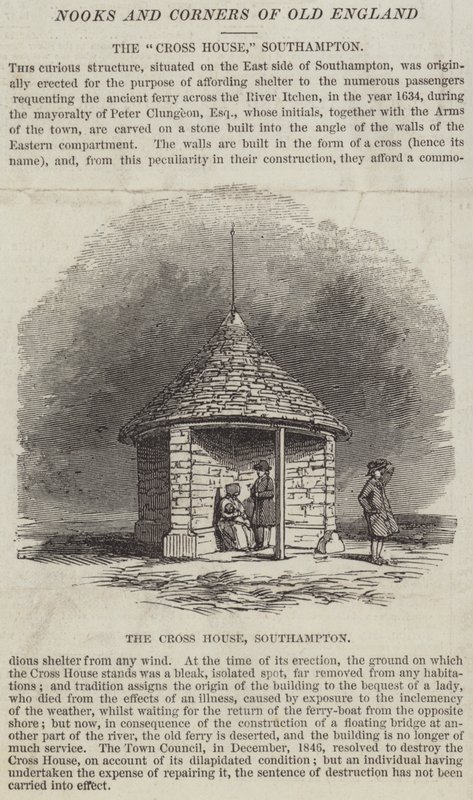 “Cross House”，南安普敦（版画） 作者 英语学校