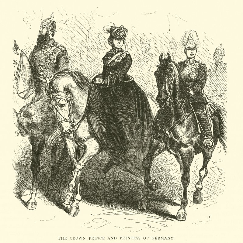 王储和德国王妃，1871年3月 作者 英语学校