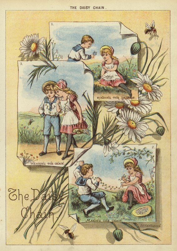 菊花链 (chromolitho) 作者 英语学校