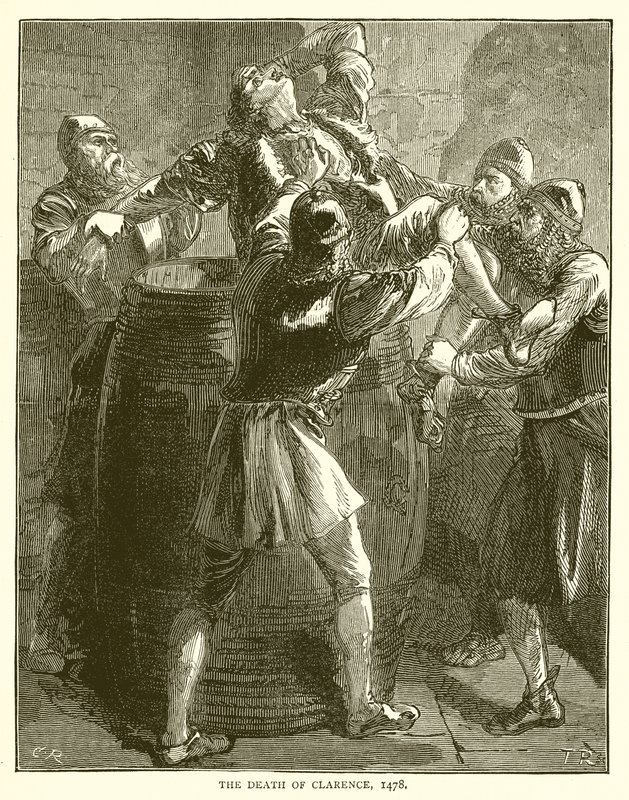 克拉伦斯之死，1478年 作者 英语学校