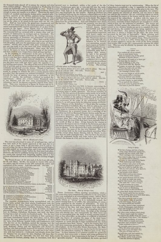 Epsom 的德比 (雕刻) 作者 英语学校