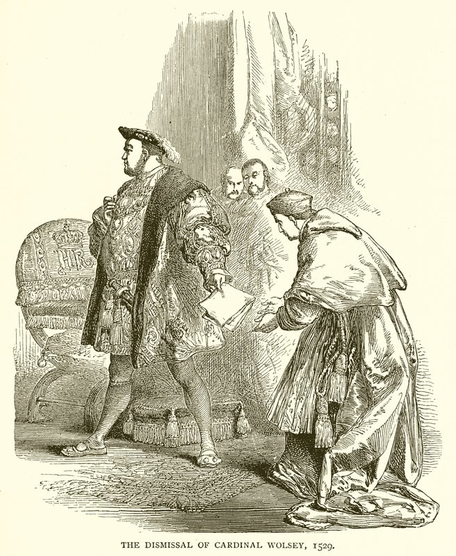 解散红衣主教沃尔西，1529年 作者 英语学校