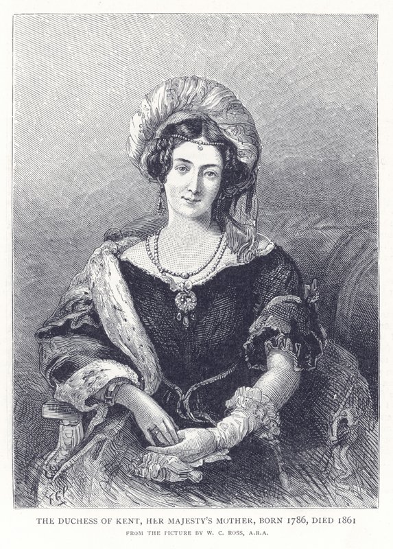 肯特公爵夫人，女王母亲，1786年出生，1861年去世 作者 英语学校