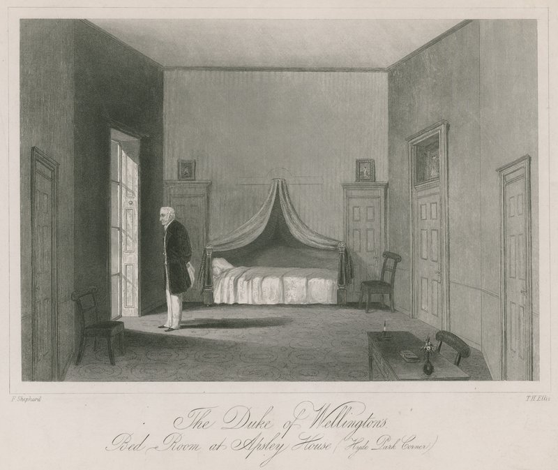 威灵顿公爵卧室位于海德公园角的Apsley House 作者 英语学校