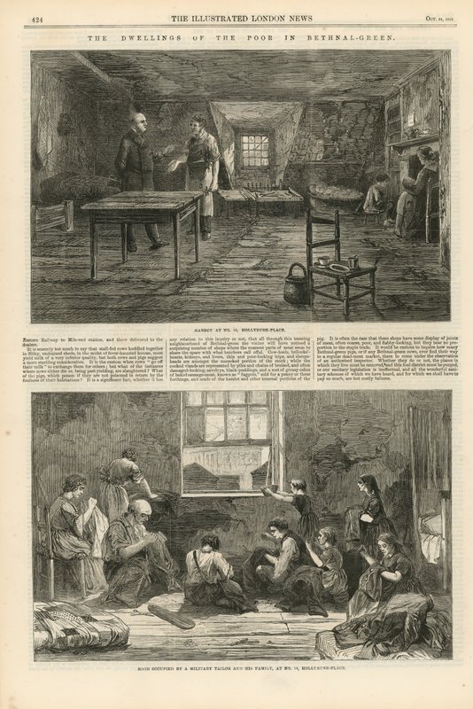 Bethnal Green的穷人住所 作者 英语学校