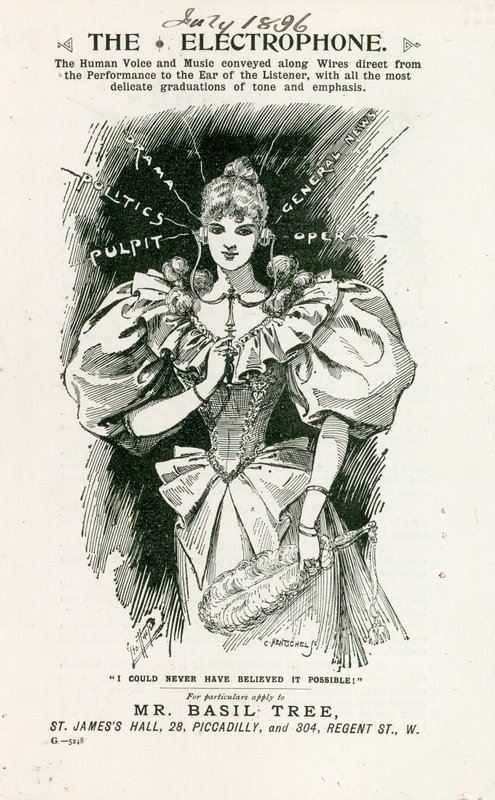 电话电话，1896年7月 作者 英语学校