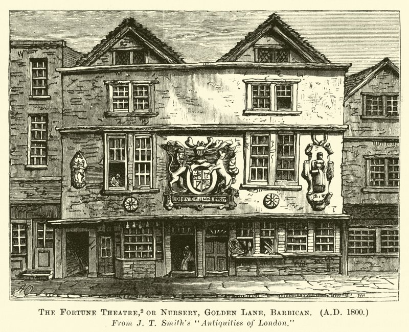 财富剧院，或托儿所，Golden Lane，Barbican，公元1800年 作者 英语学校