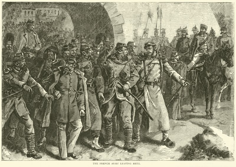 法国军队于1870年10月离开梅茨 作者 英语学校