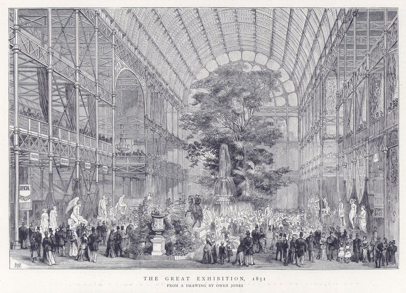 伟大的展览，1851年 作者 英语学校