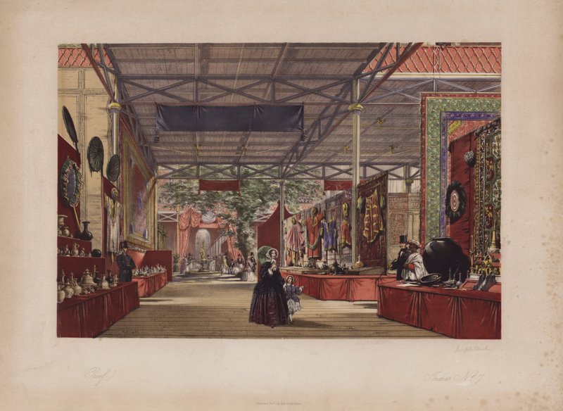 The Great Exhibition 1851, India No 7 (coloured engraving) 作者 英语学校