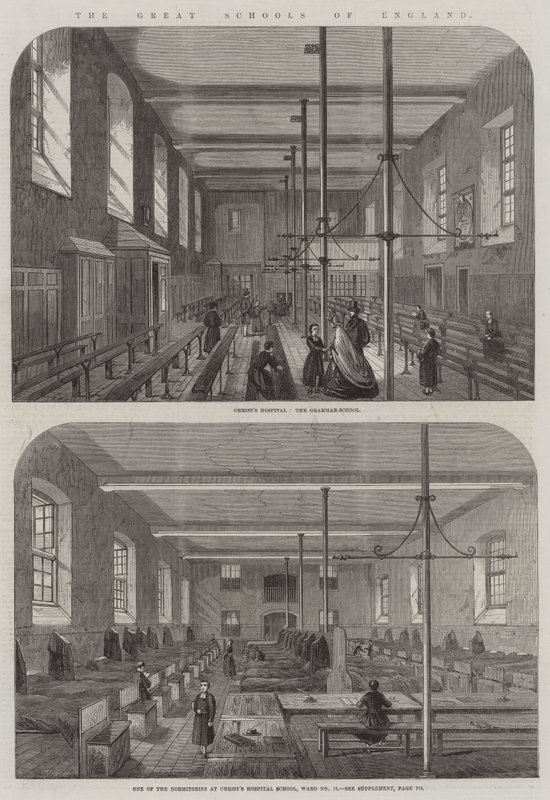 英国的伟大学校（版画） 作者 英语学校