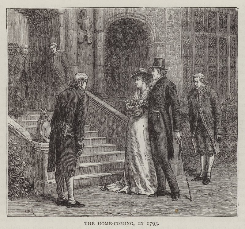 The Home-Coming, in 1793 (engraving) 作者 英语学校