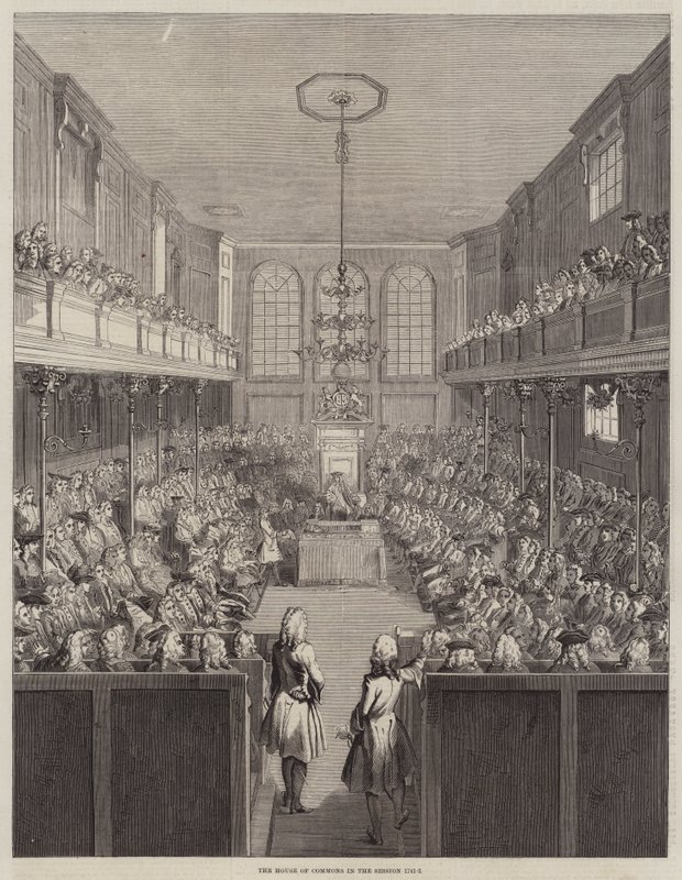The House of Commons in the Session 1741-2 (engraving) 作者 英语学校