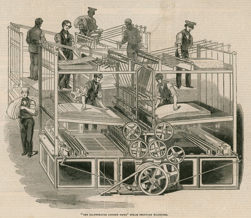 Illustrated London News蒸汽印刷机 作者 英语学校