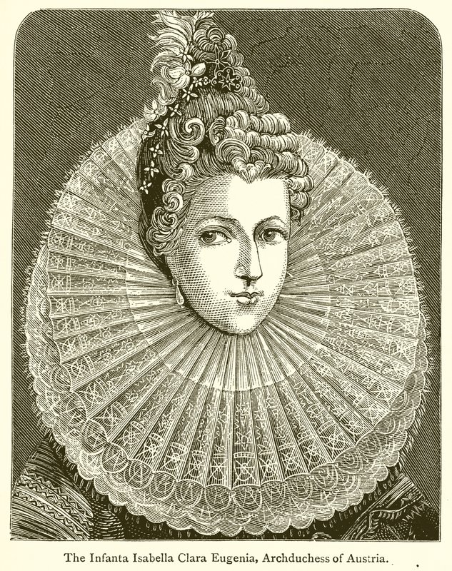 Infanta Isabella Clara Eugenia，奥地利大公 作者 英语学校